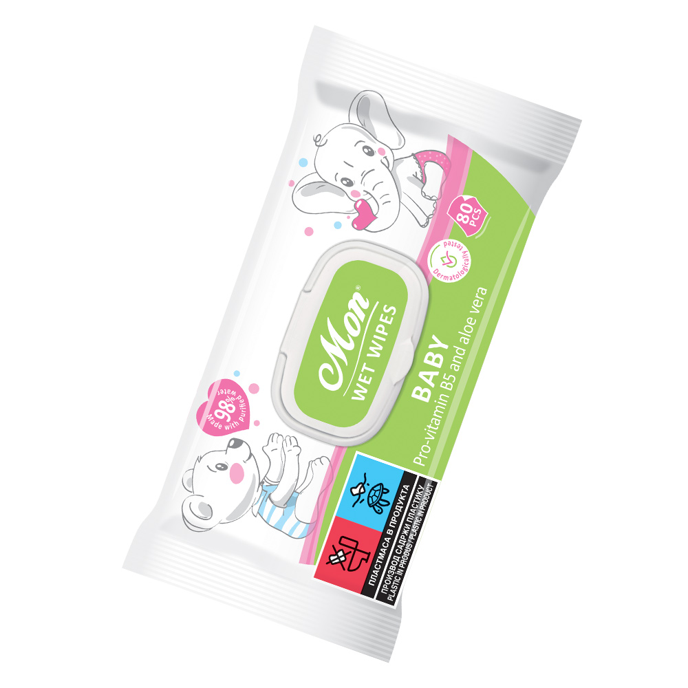 Мокри кърпи Baby 80 бр.